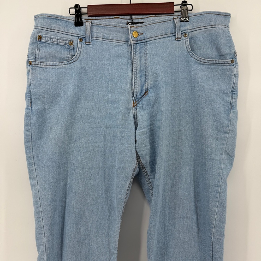 Origin Jeans Mens 40x29 (Tag 36x30) Light Blue Straight Leg Denim Made in USA - Picture 3 of 16